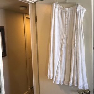 Long off White Skirt